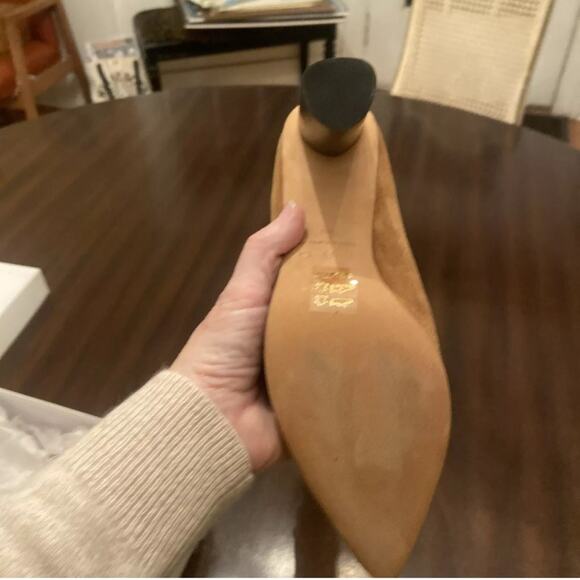 🔥🔥FIRE SALE 🔥🔥IRO Women's Tan Suede Heeled Boots, 9 - Picture 3 of 10